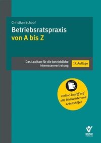Bild vergrößern Bild: Betriebsratspraxis von A bis Z - Bund-Verlag