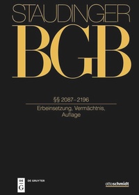 Bild: BGB: Kommentar zum Bürgerlichen Gesetzbuch mit Einführungsgesetz und Nebengesetzen - Otto Schmidt/De Gruyter