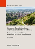 Cover: Hessische Gemeindeordnung und Hessische Landkreisordnung - Boorberg