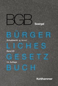 Cover: Kommentar zum B&uuml;rgerlichen Gesetzbuch mit Einf&uuml;hrungsgesetz und Nebengesetzen (BGB) - Band 20 - Kohlhammer