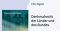 Cover: ESV-Digital Denkmalrecht der L&auml;nder und des Bundes - Jahresabonnement bei Kombibezug Print und Datenbank - Erich Schmidt Verlag