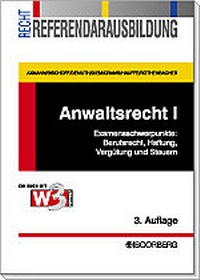 Enlarge image Cover: Anwaltsrecht I - Boorberg