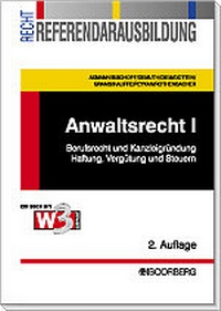 Enlarge image Cover: Anwaltsrecht - Boorberg