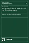 Abbildung von: Der Rechtsrahmen für die Errichtung von Kleinwindanlagen - Nomos