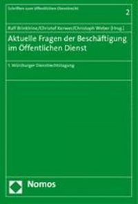Abbildung von: Aktuelle Fragen der Beschäftigung im Öffentlichen Dienst - Nomos