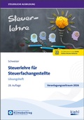 Cover: Steuerlehre f&uuml;r Steuerfachangestellte - L&ouml;sungsheft - Kiehl