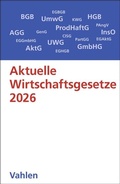 Cover: Aktuelle Wirtschaftsgesetze 2026 - C.H.BECK