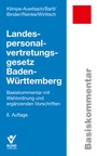 Bild: Landespersonalvertretungsgesetz Baden-Württemberg - Bund-Verlag