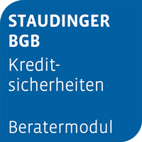 Bild: Beratermodul STAUDINGER BGB Kreditsicherheiten - Otto Schmidt Verlag