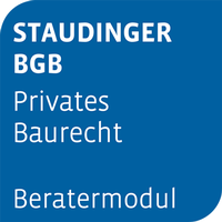 Bild: Beratermodul STAUDINGER BGB Privates Baurecht - Otto Schmidt Verlag