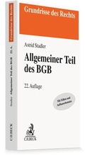 Bild: Allgemeiner Teil des BGB - C.H.BECK