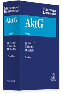 Bild vergrößern Bild: Münchener Kommentar zum Aktiengesetz: AktG - Band 2 - C.H.BECK