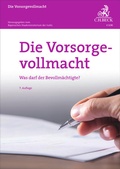 Cover: Die Vorsorgevollmacht - C.H.BECK