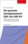 Cover: Das gesamte Sozialgesetzbuch SGB I bis SGB XIV - Walhalla