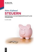 Cover: Steuern - De Gruyter Oldenbourg
