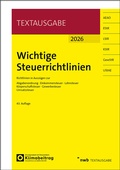 Bild: Wichtige Steuerrichtlinien - NWB