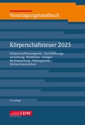 Bild: Veranlagungshandbuch K&ouml;rperschaftsteuer 2025 - Idw-Verlag GmbH