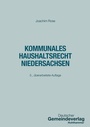 Cover: Kommunales Haushaltsrecht Niedersachsen - Deutscher Gemeindeverlag