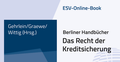 Cover: ESV-Online-Book Das Recht der Kreditsicherung - Jahresabonnement - Erich Schmidt Verlag