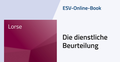 Cover: ESV-Online-Book Die dienstliche Beurteilung - Jahresabonnement - Erich Schmidt Verlag