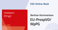 Cover: ESV-Online-Book EU-ProspVO/WpPG - Jahresabonnement - Erich Schmidt Verlag
