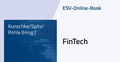 Cover: ESV-Online-Book FinTech - Jahresabonnement - Erich Schmidt Verlag
