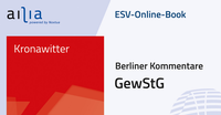 Bild vergrößern Bild: ESV-Online-Book GewStG - Jahresabonnement - Erich Schmidt Verlag
