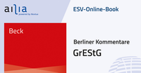 Bild vergrößern Bild: ESV-Online-Book GrEStG - Jahresabonnement - Erich Schmidt Verlag