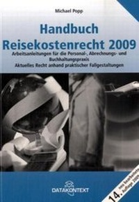 Abbildung von: Handbuch Reisekostenrecht 2009 - Datakontext