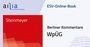 Cover: ESV-Online-Book Wp&Uuml;G - Jahresabonnement - Erich Schmidt Verlag