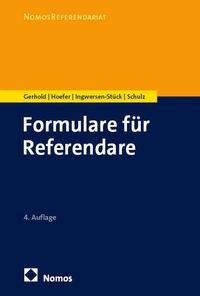 Enlarge image Cover: Formulare für Referendare - Nomos