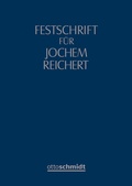 Cover: Festschrift f&uuml;r Jochem Reichert - Otto Schmidt Verlag