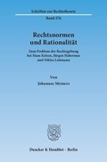 Cover: Rechtsnormen und Rationalit&auml;t - Duncker & Humblot