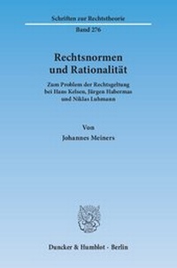 Enlarge image Cover: Rechtsnormen und Rationalität - Duncker & Humblot