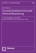 Cover: Geschlechtsdiskriminierende Wirtschaftswerbung - Nomos