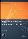 Cover: BasisFormulare f&uuml;r die Anwaltskanzlei - Deutscher Anwaltverlag