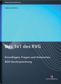 Cover: Das 1x1 des RVG - Deutscher Anwaltverlag