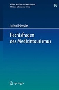 Abbildung von: Rechtsfragen des Medizintourismus - Springer