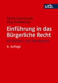 Cover: Einf&uuml;hrung in das B&uuml;rgerliche Recht - UTB