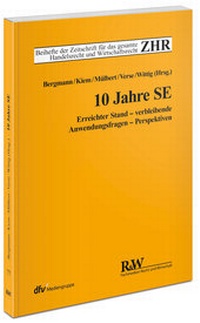 Abbildung von: 10 Jahre SE - Fachmedien Recht und Wirtschaft