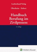 Cover: Handbuch Berufung im Zivilprozess - Luchterhand
