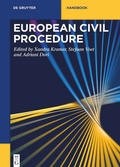 Cover: European Civil Procedure - De Gruyter