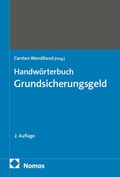 Cover: Handw&ouml;rterbuch Grundsicherungsgeld - Nomos
