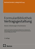 Cover: FormularBibliothek Vertragsgestaltung - Nomos