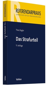 Enlarge image Cover: Das Strafurteil - Vahlen