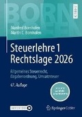 Cover: Steuerlehre 1 Rechtslage 2026 - Springer Gabler