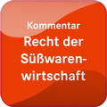 Cover: Kommentar Recht der S&uuml;&szlig;warenwirtschaft - Behr's Verlag