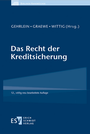 Cover: Das Recht der Kreditsicherung - Erich Schmidt Verlag