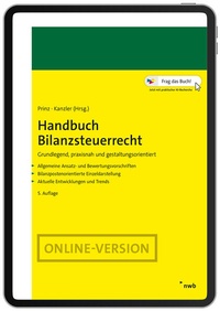 Bild vergrößern Bild: Handbuch Bilanzsteuerrecht - NWB