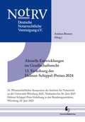 Cover: Aktuelle Entwicklungen im Gesellschaftsrecht - Deutscher Notarverlag